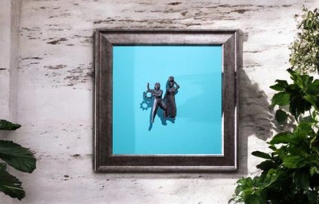 Beautiful Brass Figurine For Wall Decor