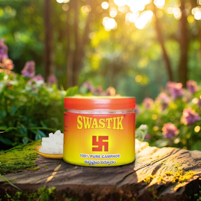 Swastik 100 % Pure Camphor Tablets Jar