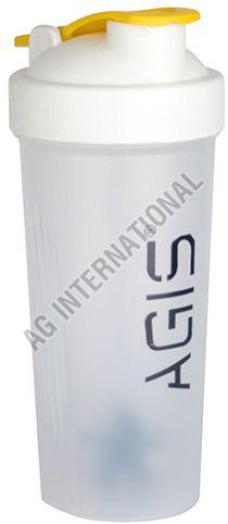 Agis Printed 600ml Plastic Shaker Bottle, Color : Multicolor
