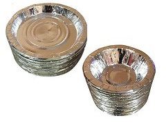 Silver Paper Dona, Shape : Round