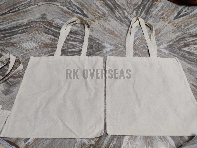 Plain Cream Canvas Cotton Tote Bag