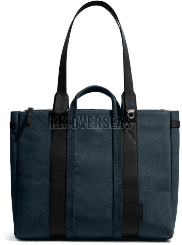 Dark Green Cotton Canvas Tote Bag