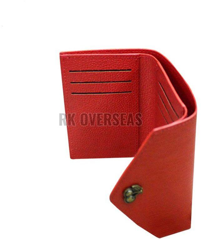 Ladies Trifold Leather Wallet