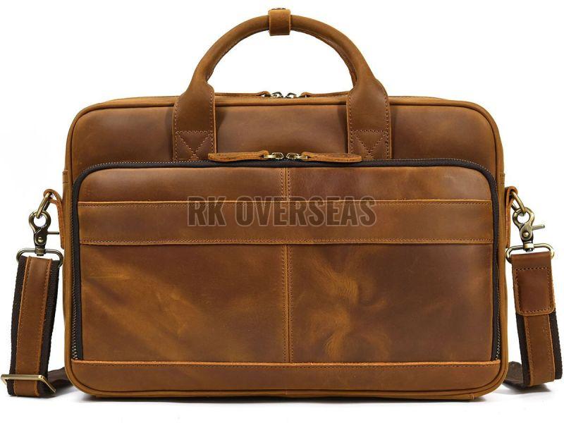 Brown Leather Laptop Bag