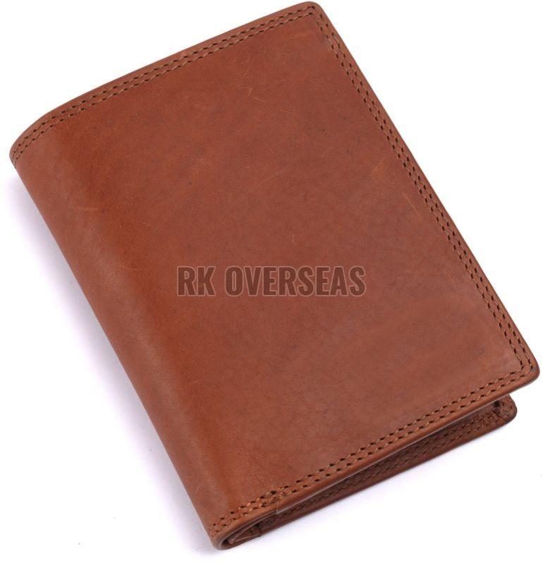 Mens Hunter Plain Brown Leather Wallet