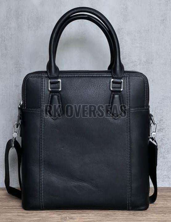Mens Leather Side Bag With Handle