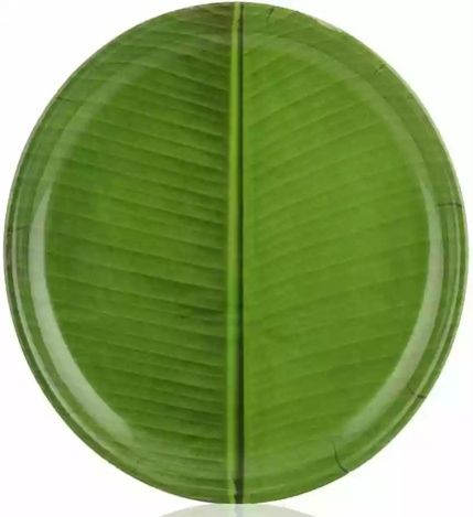 Leaf Plate, Color : Green for Serving Food