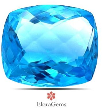 Blue Topaz 12x10 Mm Gemstone