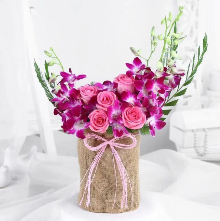 Rose Orchid Symphony Bouquet