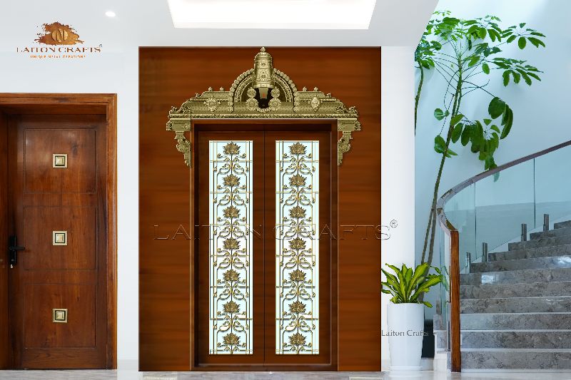 Brass Pooja Room Doors