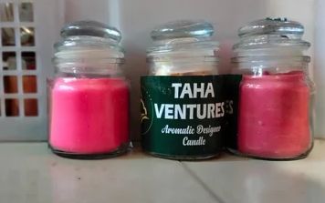 Soy Wax Multicolor Jar Candle