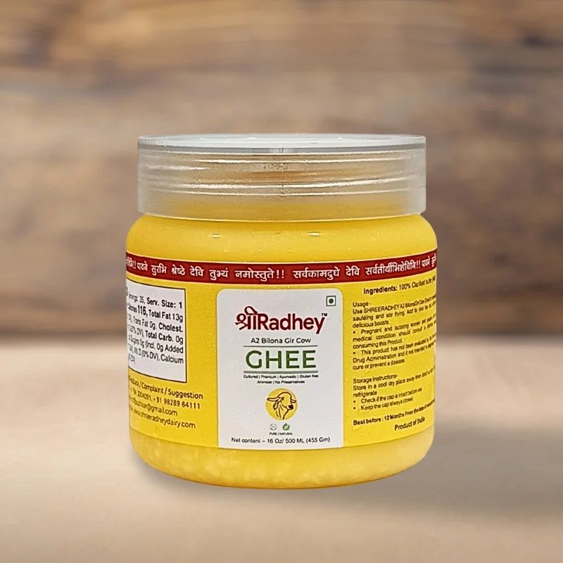 SHREERADHEY A2 Gir Cow Ghee 500 ML
