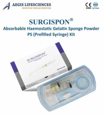 Absorbable Haemostatic Gelatin Sponge Powder PS (Perfilled Syrings) Kit