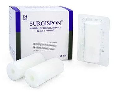 Surgispon Anal Tampon Hemostatic Sponges