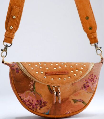 Brown Floral Fanny Bag