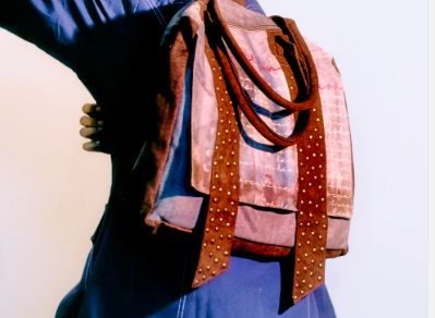 Brown Landscape Tote Backpack