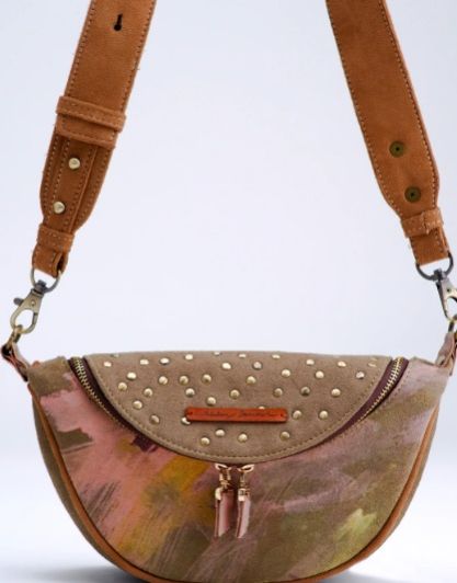 Forest Green Print Fanny Bag