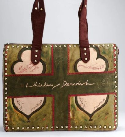 Green Card Print Landscape Tote Bag