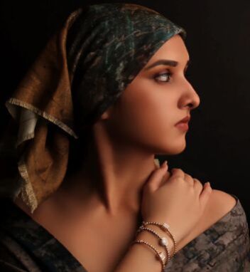 Mustard Window Print Foulard Scarf