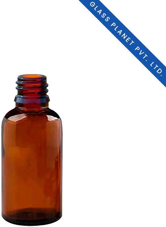 30 Ml Amber Glass Bottle With 18mm Neck
