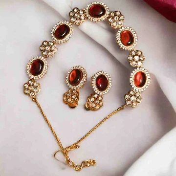 Anaya Antique Kundan Necklace Designer Set