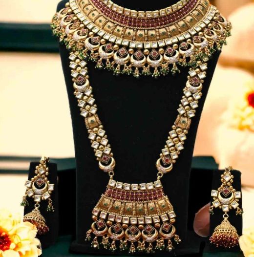 Padmavati Rajwadi Bridal Necklace Set