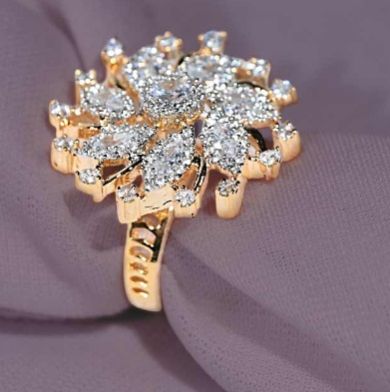 Women Elegant Sparkle Circlets Ring
