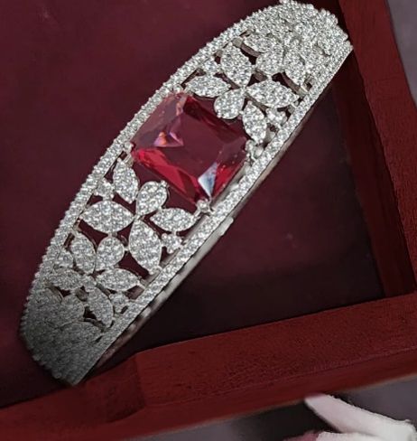 Women Ruby Diamond Harmony Premium AD Bracelet