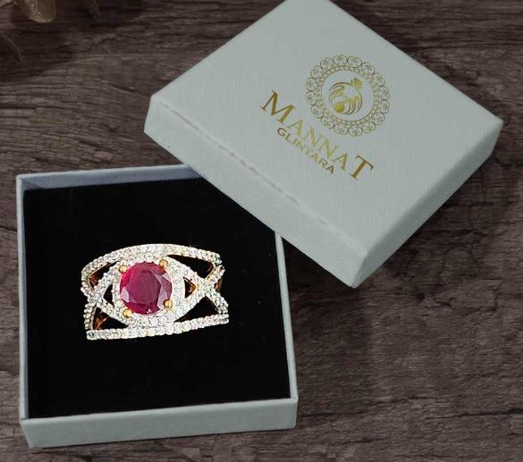 Women Ruby Whisper Ring
