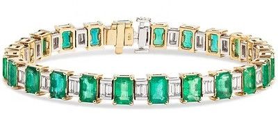 Verde Brilliance Womens Bracelet, Color : Green, White