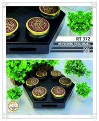 Revolving Hexa Small Dry Fruit Box