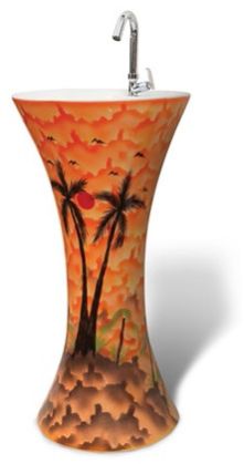 Designer One Piece Wash Basin for Bathroom