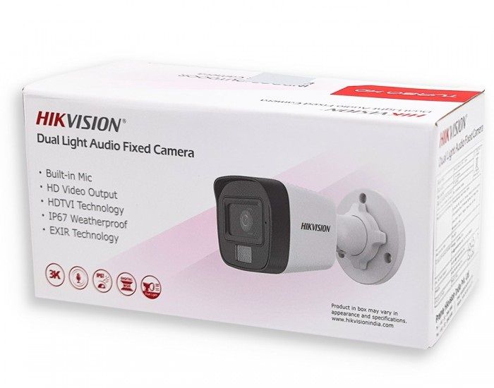 HIKVISION BULLET Camera 5MP (16K0TLPFS) BUILT IN MIC WITH DUAL LIGHT 3K
