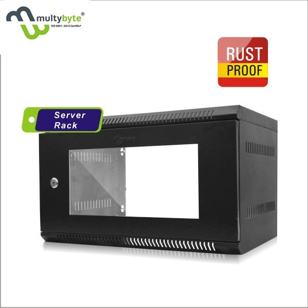 Mild Steel Multybyte 4U Foldable Server Rack 550X400X140