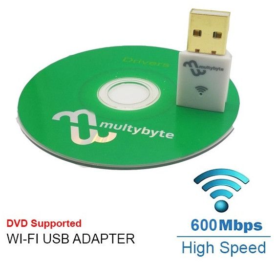 Multybyte 600MBPS USB WiFi Dongle
