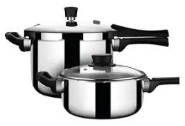 Stahl Pressure Cooker Stainless Steel, Color : Silver