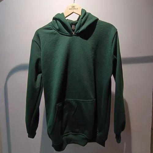 WIN006 Unisex Plain Airjet Fleece Fabric Hoodie