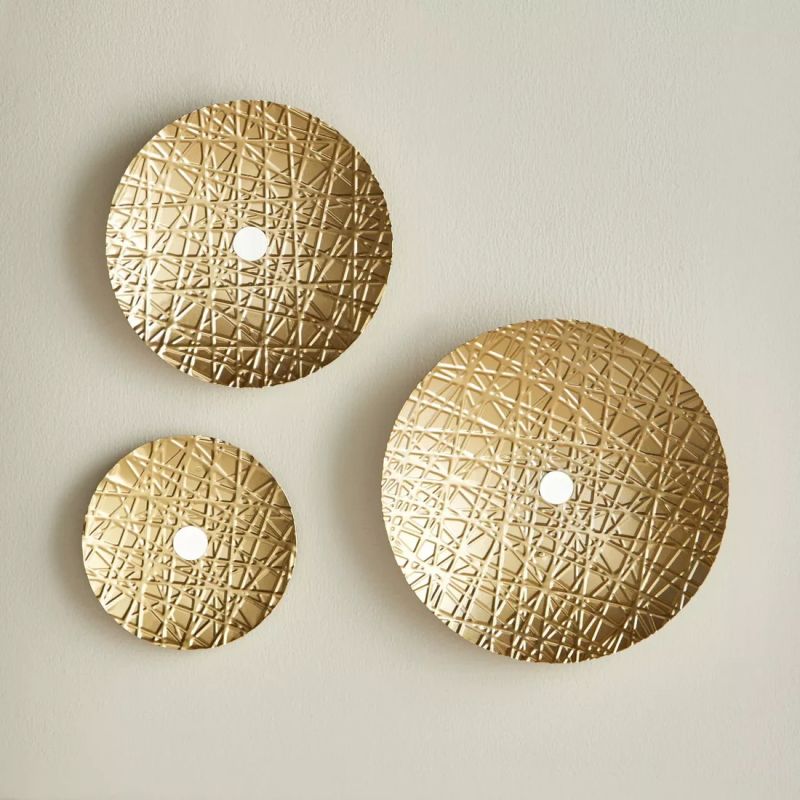 Basia Gold Accent Wall Decor Set