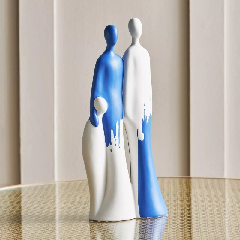 Family Figurine Sculptures For Decor
