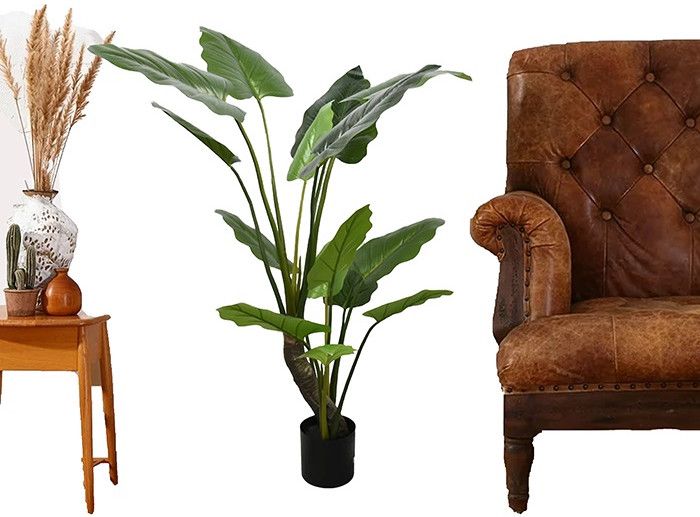 Artificial Alocasia Macrorrhizos Tree