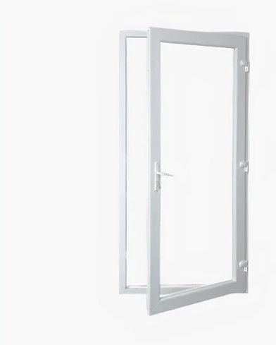 White UPVC Hinged Door