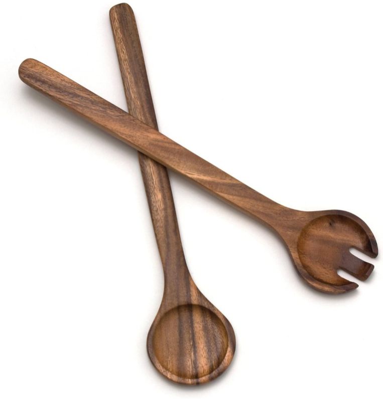 Acacia Round Salad Servers 13