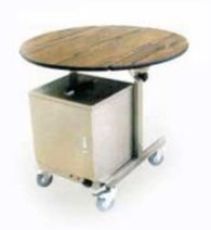 Stainless Steel Room Service Trolley, Color : Silver