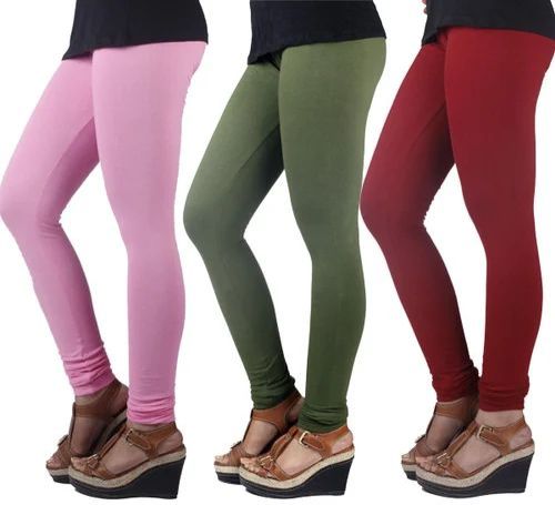 Straight Fit Plain Ladies Cotton Legging M, XL & XXL Casual Wear