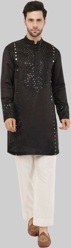 -6% Black Mirror Luxe Kurta Set