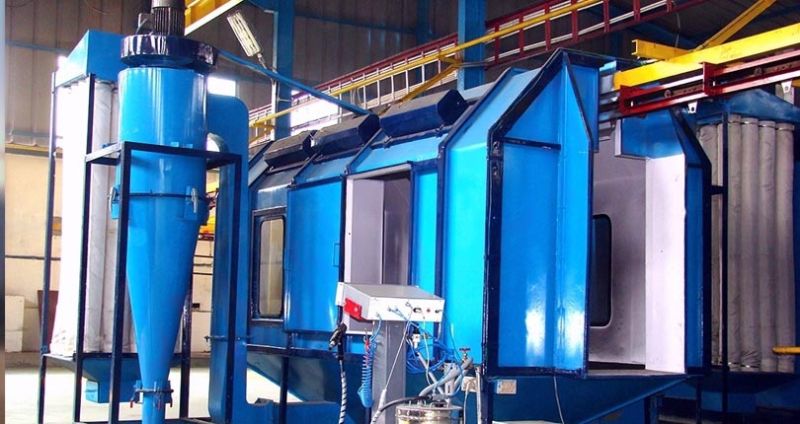 Conveyorised Powder Coating Booth