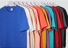 Ladies Plain Cotton Oversized T Shirt M, Xl