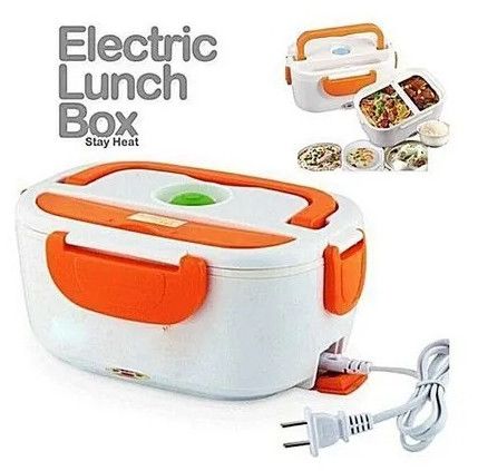 Hk Imports Plastic Electric Lunch Box, Color : Multicolor for School