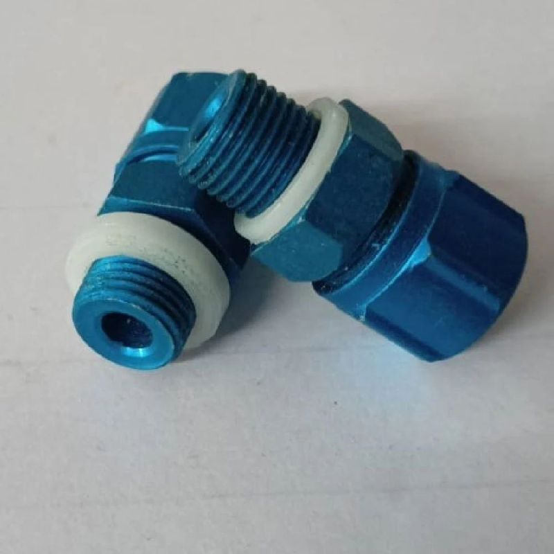 Male Aluminium Zero Leak Connector for Pneumatic Connections