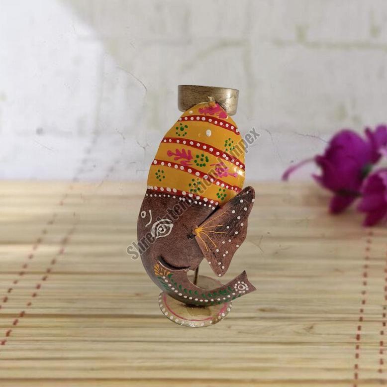 Ganesh Face T Light Holder